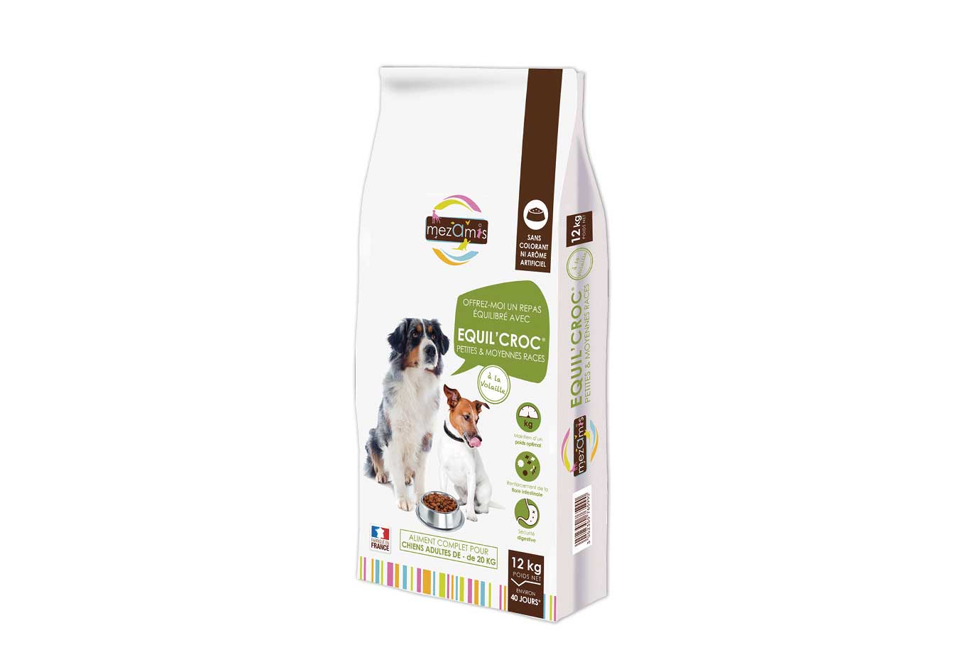 EQUIL'CROC® PETITES ET MOYENNES RACES 12 KG MEZAMIS