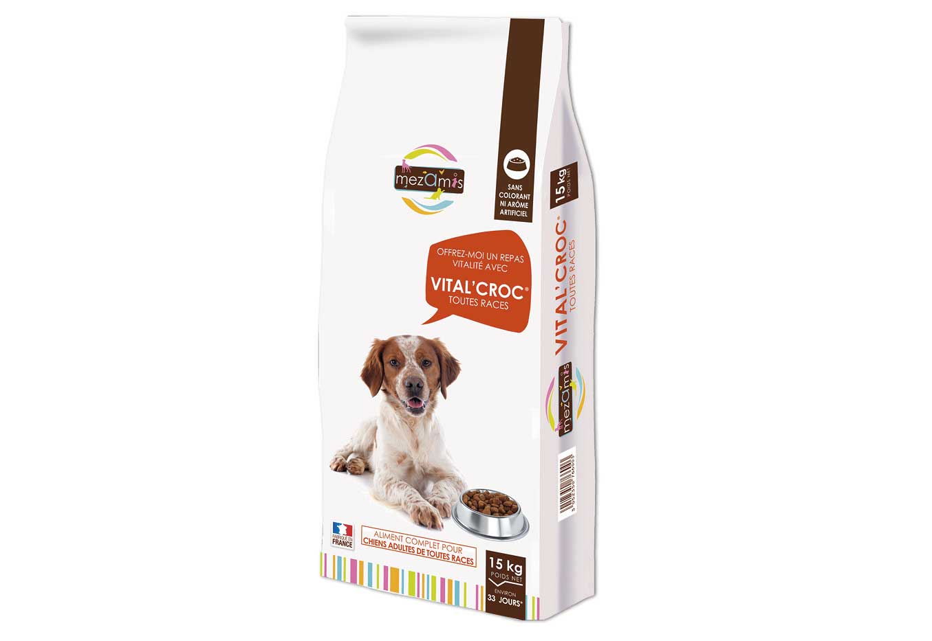 VITAL'CROC® PETITES ET MOYENNES RACES 15 KG MEZAMIS